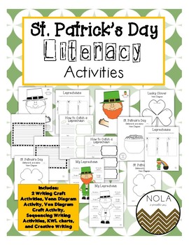 Preview of St. Patrick's Day Literacy Activity Pack- No Prep!
