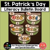 St. Patrick's Day Literacy Bulletin Board - Preschool, Kin