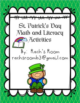 Preview of St. Patrick's Day Literacy and Math Activities