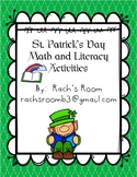 St. Patrick's Day Literacy and Math Activities