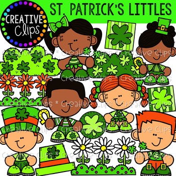 Preview of St. Patrick's Day Littles {Creative Clips Clipart}
