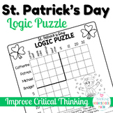 St. Patrick's Day Logic Puzzle Critical Thinking