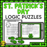 St. Patrick's Day Logic Puzzles | Paper and Digital