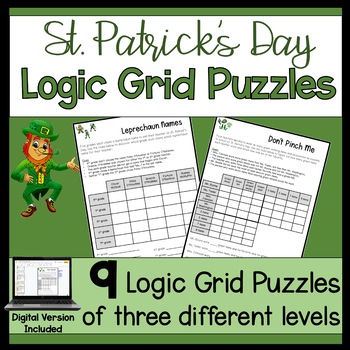 Preview of St. Patrick's Day Logic Puzzles