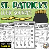 St. Patrick's Day Logic Square Puzzle Activities