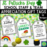 St. Patrick's Day Lucky Charm Teacher Appreciation Gift Ta