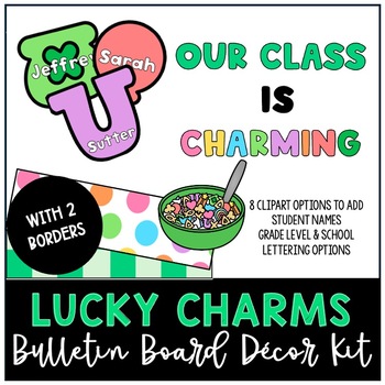 Preview of St. Patrick's Day Lucky Charms Bulletin Board Decor Kit