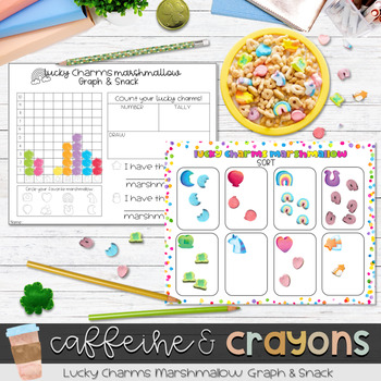Preview of St. Patrick's Day Lucky Charms Cereal Marshmallow Graph and Snack Activities