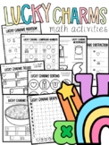 St. Patrick's Day - Lucky Charms Math Activities