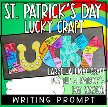 Preview of St. Patrick's Day Lucky Craft- February March Bulletin Board, Door Decor