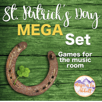 Preview of St. Patrick's Day MEGA Set of Games for the Music Room
