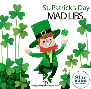 Preview of St Patrick's Day Mad Lib Collection * Google Slides, Interactive PDFs, Printable