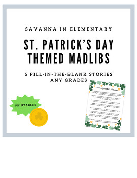 Preview of St. Patrick's Day - Mad Libs Activities