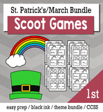 St. Patrick's Day March 1st Grade {Scoot Game/Task Cards} 