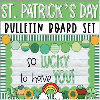 Preview of St. Patrick's Day/March Bulletin Board Set
