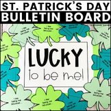 St. Patrick's Day March Bulletin Board Shamrock Lucky Clov