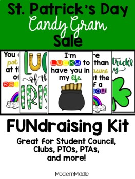 Preview of St. Patrick's Day March Candy Gram Sale Fundraiser