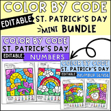 St. Patrick's Day March Color by Number and Number Sense W