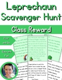 St. Patrick's Day March Classroom Reward Leprechaun Scaven