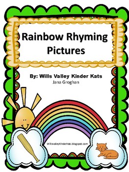 St. Patrick's Day (March) Rainbow Rhyming Words