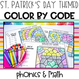 St. Patrick's Day March Themed Color By Codes