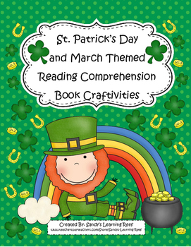 Preview of St. Patrick's Day & March Themed Reading Comprehension Craftivities For Any Book