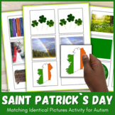 St Patrick`s Day Matching Identical Pictures Activity for 