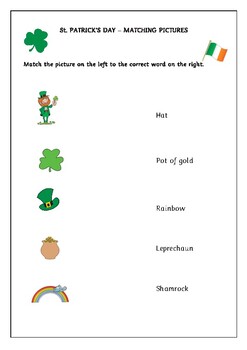 St. Patrick's Day - Matching pictures by Juarez Roberto | TPT