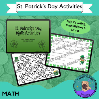 Preview of St. Patrick's Day Math Activities