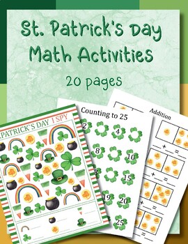 Preview of St. Patrick's Day Math Activities