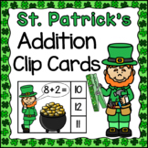 St. Patrick's Day Math Activities Addition Game