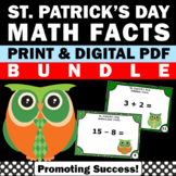 Holiday St Pattys Day Math Addition & Subtraction St Patri