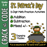 St. Patrick's Day Math Activity – 3-Digit Addition & Subtr