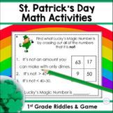St. Patrick's Day Math Activity - Adding and Subtracting T