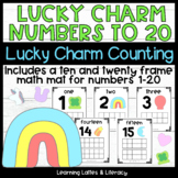 St. Patrick's Day Math Activity Cereal Charm Ten Frames Nu
