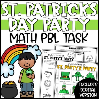 Preview of St. Patrick's Day Math Activity - March Project Based Learning