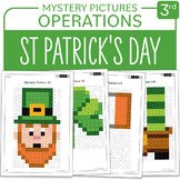 St Patrick's Day Math Activity Mystery Pictures Grade 3 Mu
