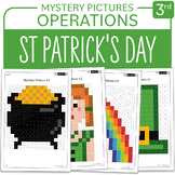 St Patrick's Day Math Activity Mystery Pictures Grade 3 Mu