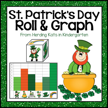 Preview of St. Patrick's Day Math Activity Roll & Graph