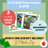 St Patrick's Day Math Activity - Which One Doesn’t Belong?