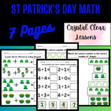 St. Patrick's Day Math Addition/Subtraction Matching Packet
