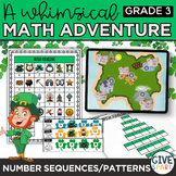 St Patrick's Day Math Adventure - 3rd Grade - Escape Room 