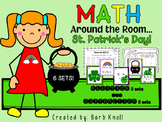 St. Patrick's Day: Math Around the Room Addition/Subtract