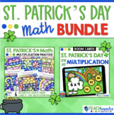 St. Patrick's Day Math Multiplication Color by Number BOOM