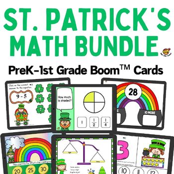 Preview of St. Patrick's Day Math Boom™ Bundle