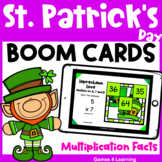 St. Patrick's Day Math Boom Cards for Multiplication Facts