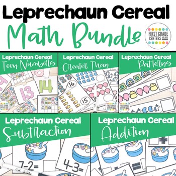 Preview of St Patrick's Day Math Bundle