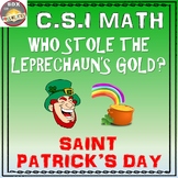 St Patrick's Day Math: C.S.I. Math Activity - Who Stole th
