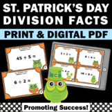 St Pattys Day Math Beginning Division Practice Facts Fun H