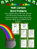 St. Patrick's Day Math Center: Word Problems